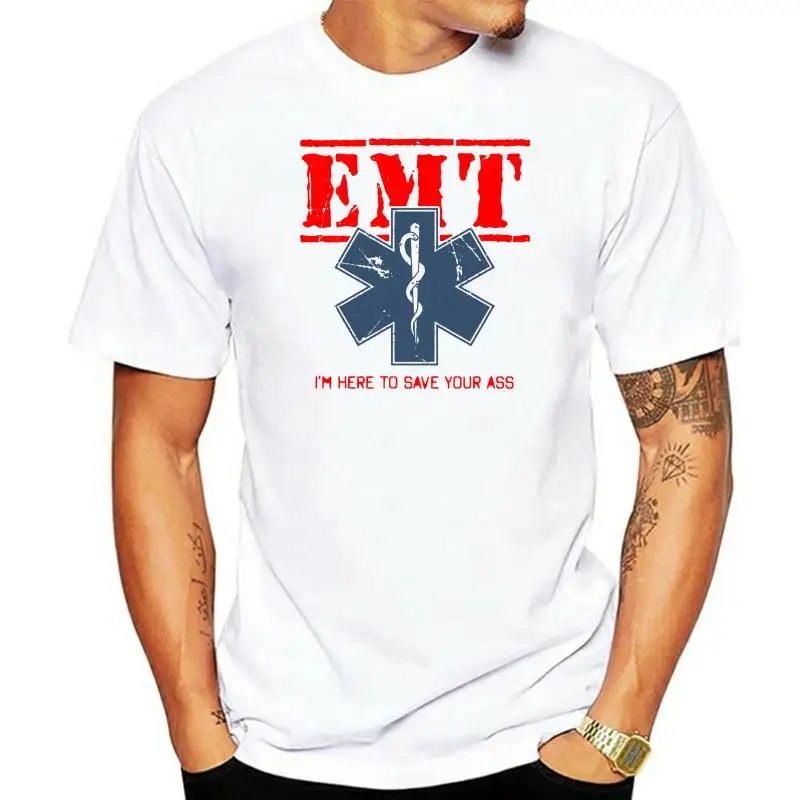 Футболка Emt фельдшер экстренный техник скорая помощь медицинские услуги юмор