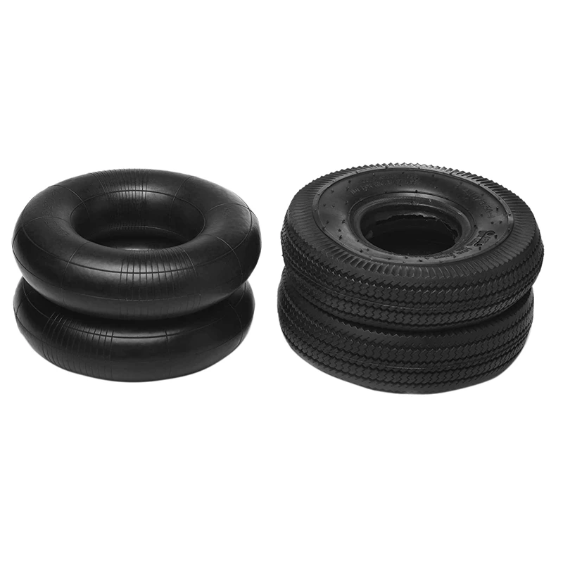 

Replacement All-Purpose Utility Tire And Tube Pneumatic Tires With 10 Inch Inner Tubes For Lawn Mowers, Hand Trucks