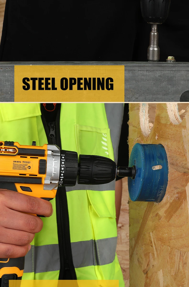 Беспроводная электрическая дрель LYUWO12V Перезаряжаемый миниатюрный беспроводной