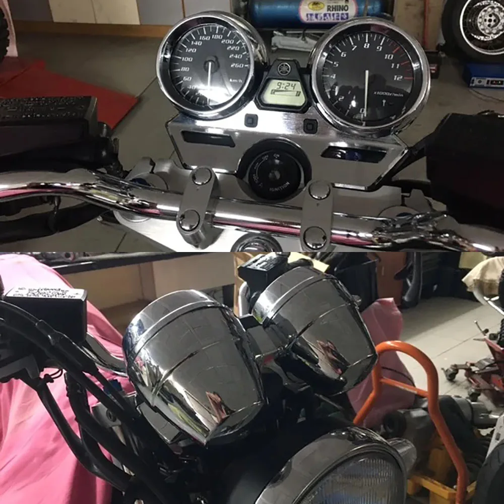 Фото XJR1300 спидометр, тахометр, внешняя крышка корпуса для Yamaha XJR 1300 XJR400 2004-2008, корпус приборной панели мотоцикла №1