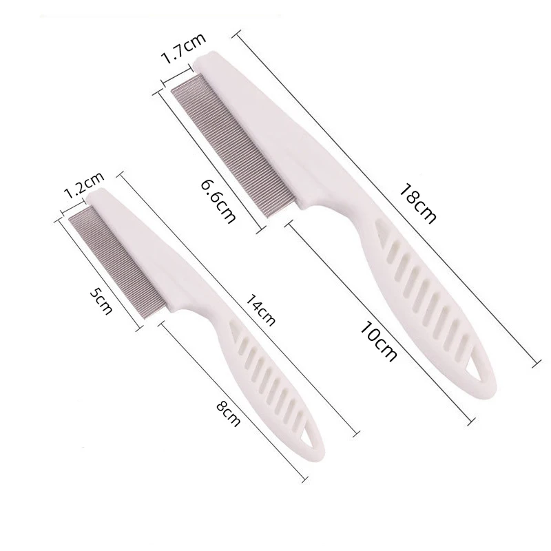 

1 PC Dog Grooming Flea Comb Stainless Pin Grooming Brush Comb for Cats Dogs Grooming Combs Clean Tools Pets Accessories