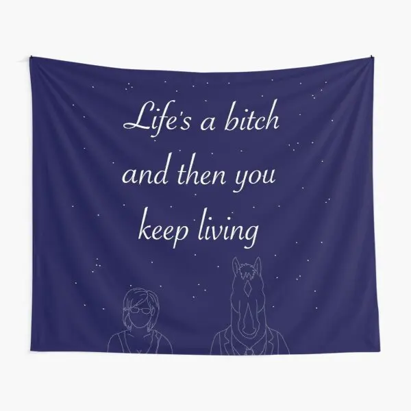 

Life Is A, и тогда вы продолжаете гобелен для гостиной, красивое декоративное одеяло для путешествий, спальни, настенное цветное полотенце, Деко...