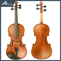 44 34 12 14 18 stain finish fiddle student violin solidwood beginner fiddle brazilwood bow triangle strap protect case set