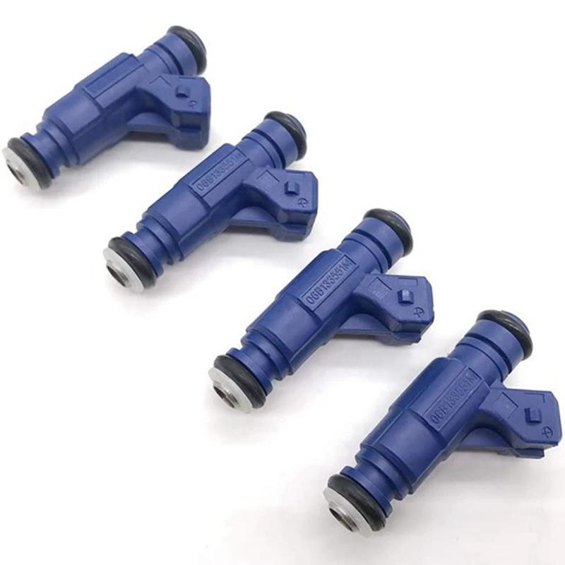 

4Pcs Fuel Injector Turbocharged For- A4 2001-2006 For-VW Passat 1.8L 2000-2005 0280156065 06B133551M