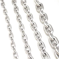 1meter 1 2 8mm diameter 304 stainless steel chain long link chainshort link chain lifting pet industry welded binding chain