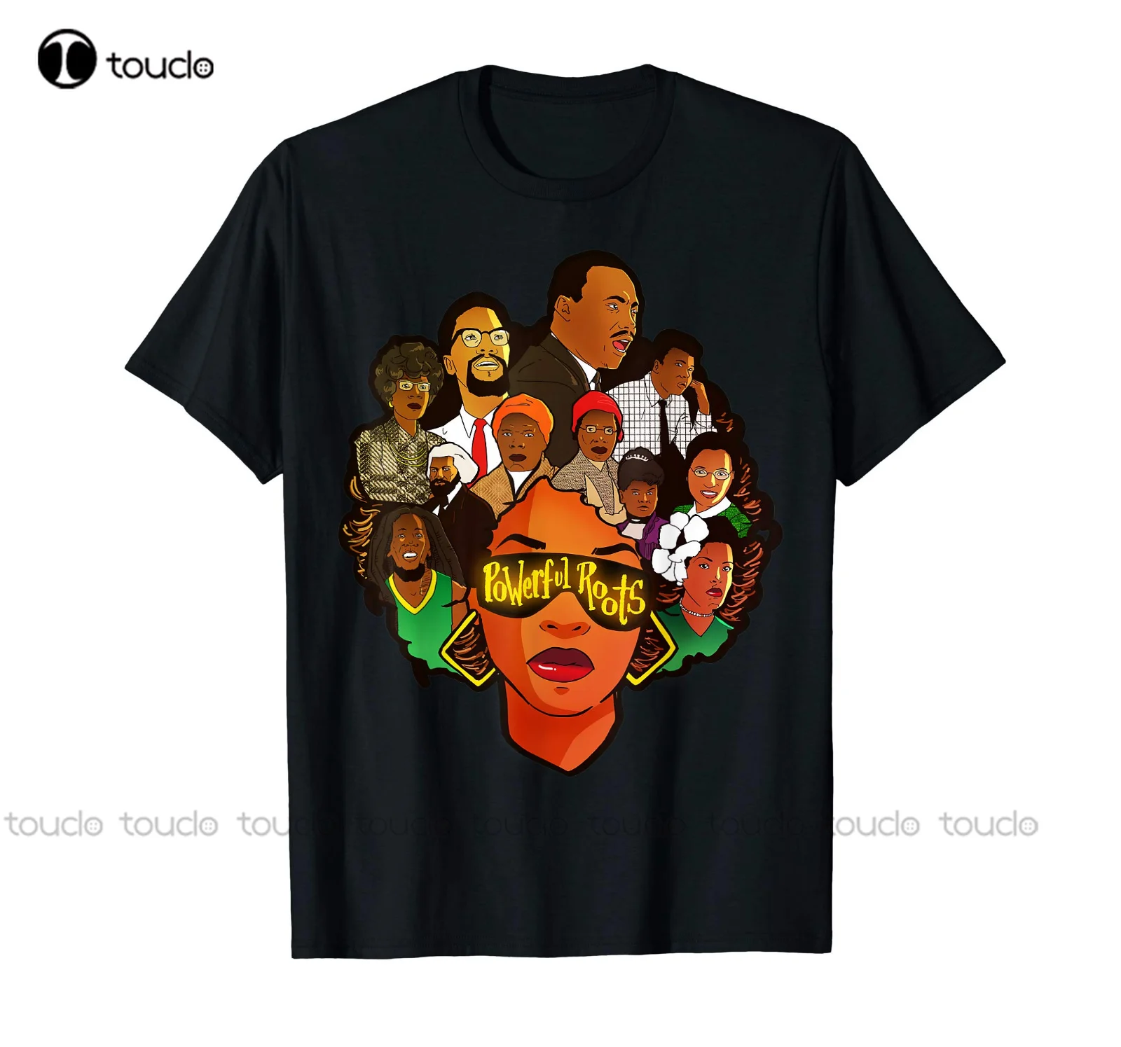 

Powerful Roots Black History Month I Love My Roots T-Shirt Tshirts For Teens Girls Fashion Tshirt Summer New Popular Streetwear