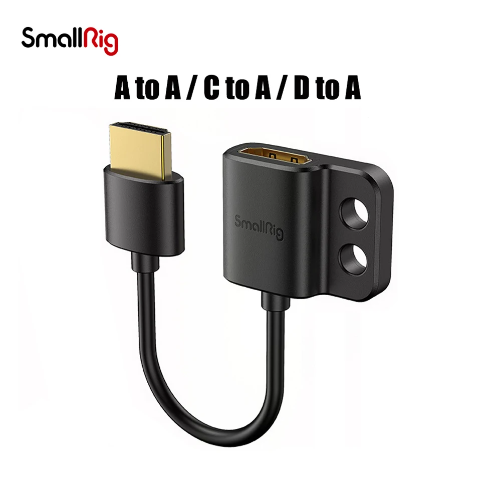 

Cavo adattatore 4K Ultra sottile SmallRig da A A/C A A /D A A per BMPCC 4K e 6K/per Sony A7SIII/per Panasonic 3019 3020