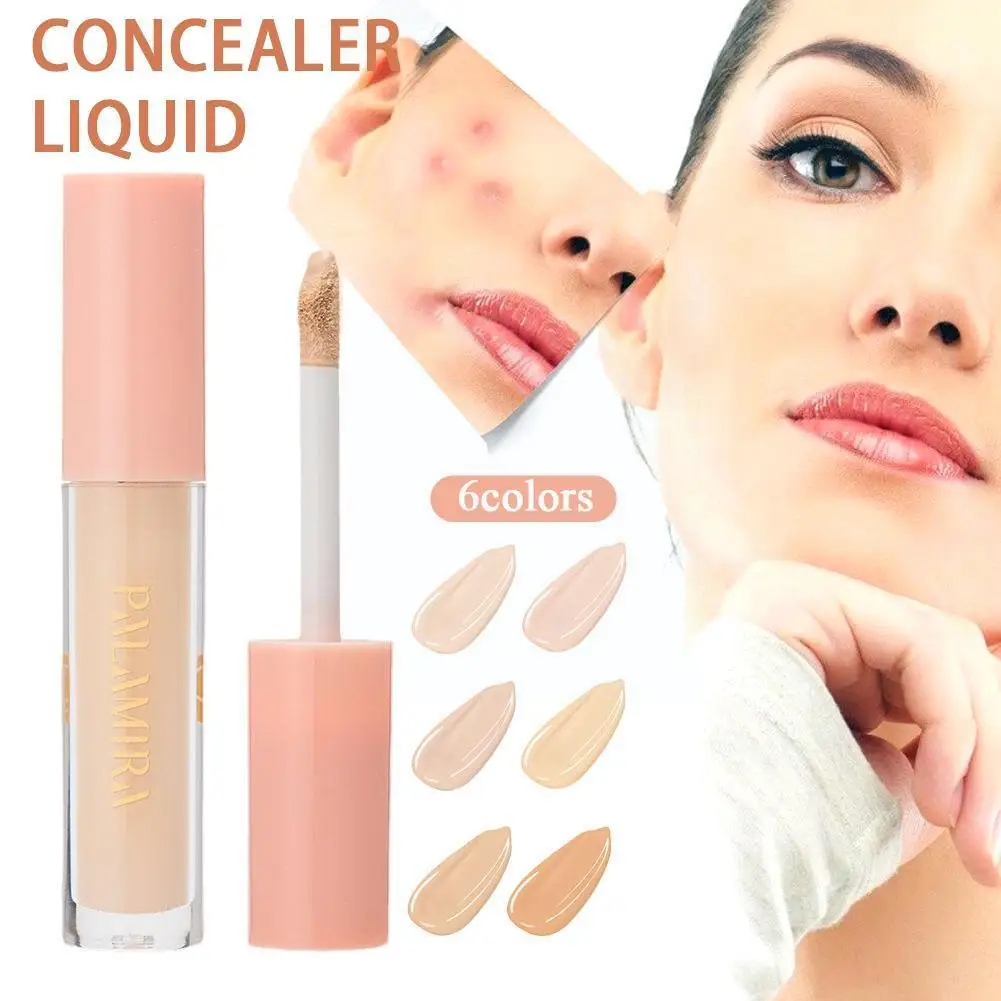 

Liquid Concealer Cream Waterproof Full Coverage Concealer Scars Smooth Cover Face Makeup Moisturizing Lasting Acne Long N3P7