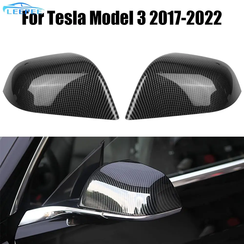 

2 шт., Сменные крышки для зеркала заднего вида Tesla Model 3 2017-2022