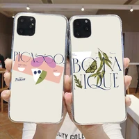 stylish art fonts phone cover for iphone 12 13 mini 11 pro x xs xr max 7 8 7plus 8plus se soft protection cover case