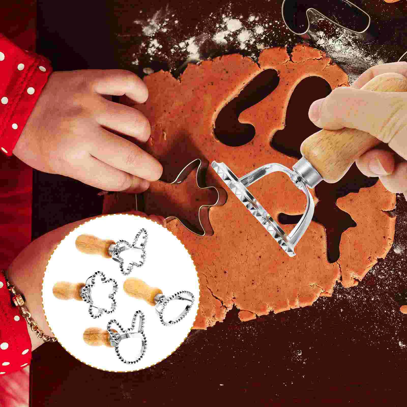 

Makerravioli Dumpling Cookie Press Stamp Skin Kitchen Pasta Dough Stampers Biscuit Tools Mould Empanada Molds Accessories