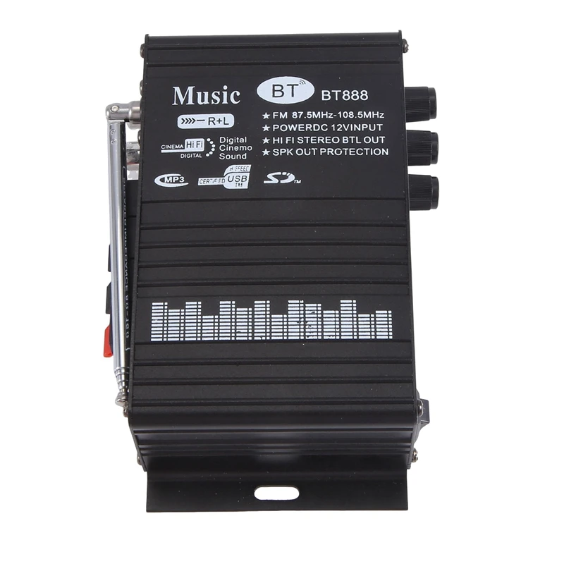 BT-888 5.0 Bluetooth-усилитель Мини-багатофункциональный усилитель Bluetooth + вилка