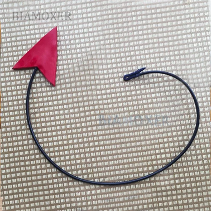 8 стилей дьявол хвост косплей зло синий красный черный сердце рубашка нет