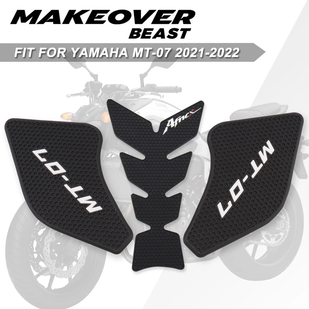 

Motorcycle Tank Pad Protector Sticker Decal Gas Knee Grip Tank Traction Pad Fit for YAMAHA MT 07 MT-07 MT07 2021 2022