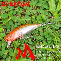 minnow fishing lure high quality artificial bait good action wobblers fake lure lifelike minnow lure lure accessories pesca