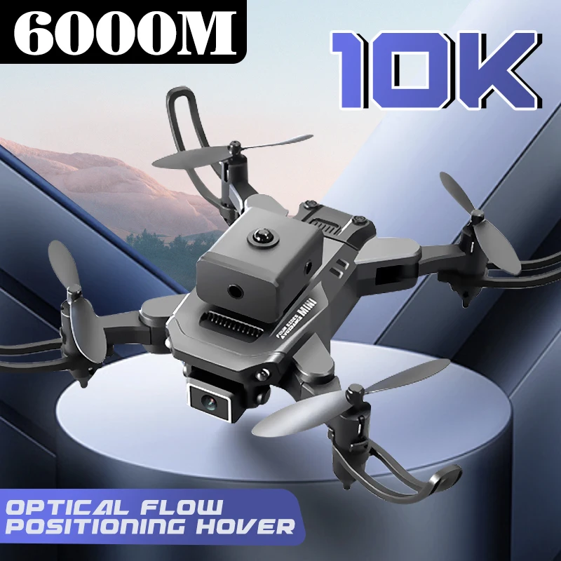 

KY912 Mini Drone Wifi Fpv 6000M Quadcopter 10K Dual Camera Intelligent Obstacle Avoidance Helicopter Remote Control Toy Gift