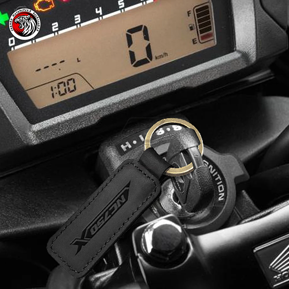 

Motorcycle Keychain Motocross Cowhide Key Ring Fits for Honda NC750X NC 750X ABS