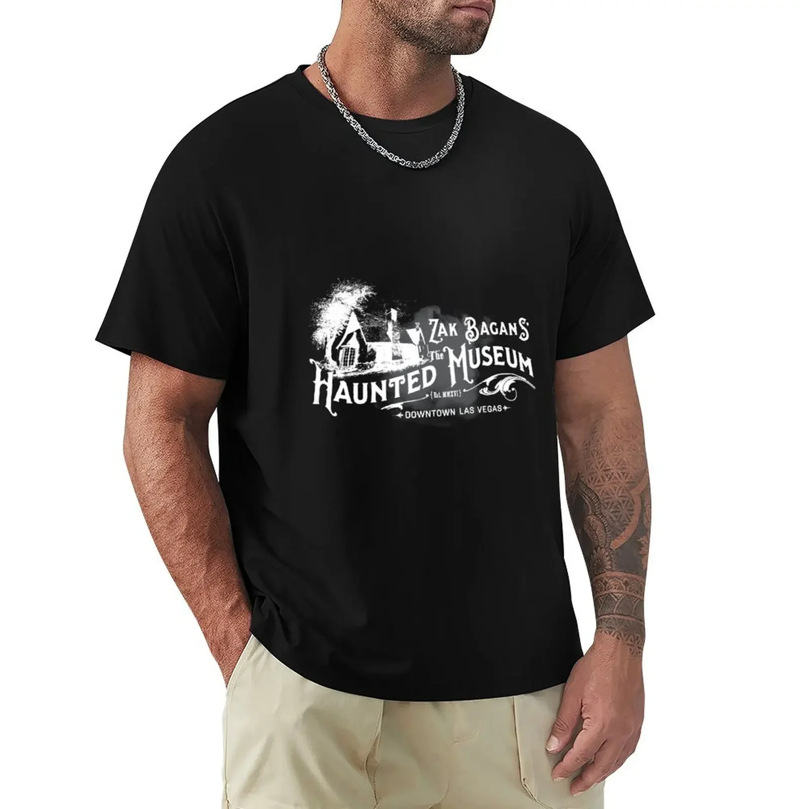 Новые футболки с рисунком багзака музея привидениями города Лас-Вегаса