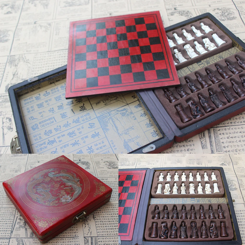 

Набор шахматных резиновых шкатулок для традиционных игр Chessman