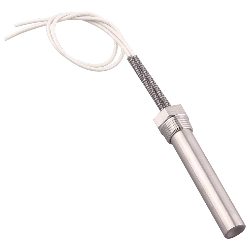 

Цилиндрический нагревательный элемент с резьбой 1/2 дюйма SUS304 200 Вт/300 Вт/500 Вт/800 Вт/1 кВт