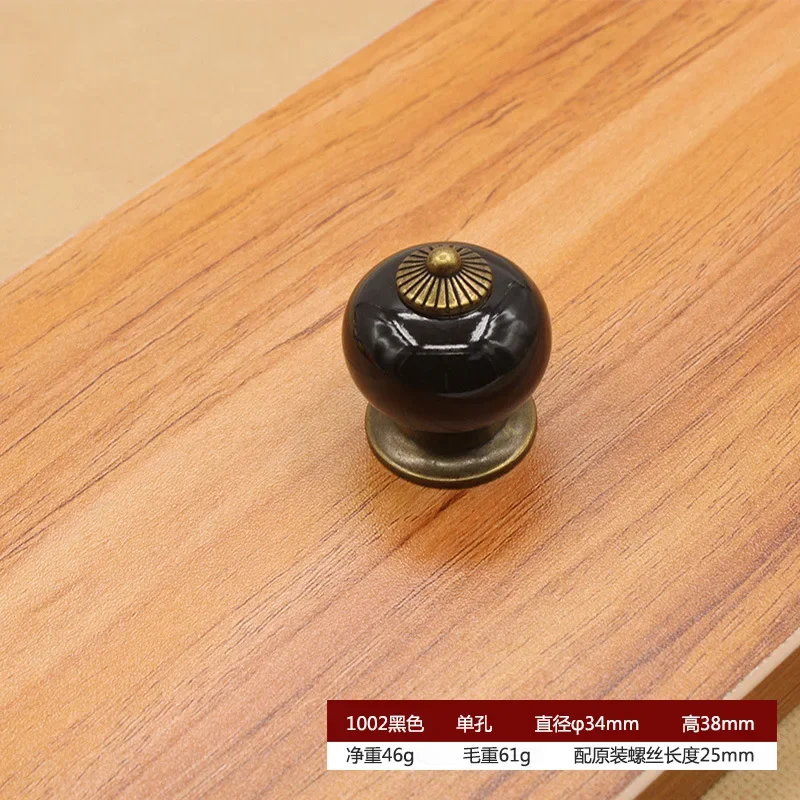 

Новый дизайн, керамическая золотая ретро-ручка, ручка для двери шкафа, ящика, винтажный шкафчик