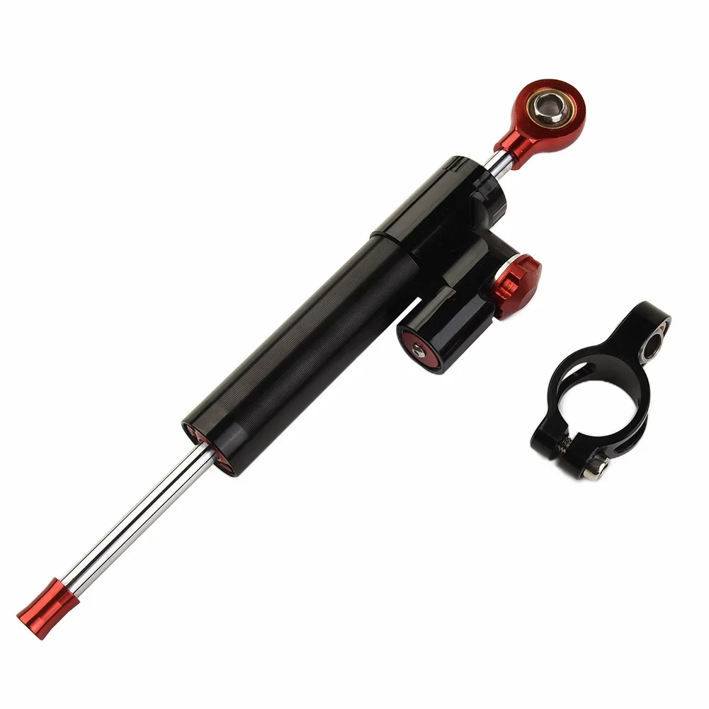 

Steering Dampers Damper Stabiliser CNC For Honda Motorcycle 1 Pc 1x 25.5cm Adjustable Aluminium Black Top Mount