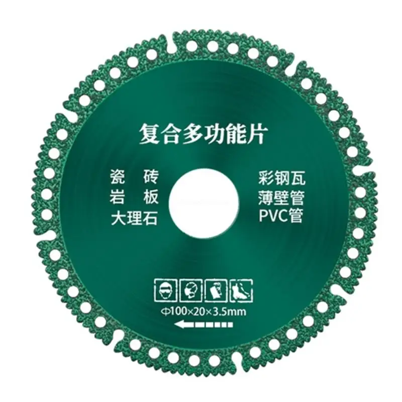 

100mm Diamond Cutting Disc Circular Saw Blade Tile Ceramic Marble Dry Cutting Dropship