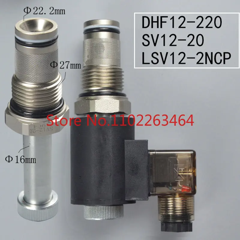 

Two Position Two Normally Closed Thread Cartridge Solenoid Hydraulic Valve Dhf12-220 Sv12-20 Lsv12-2ncp