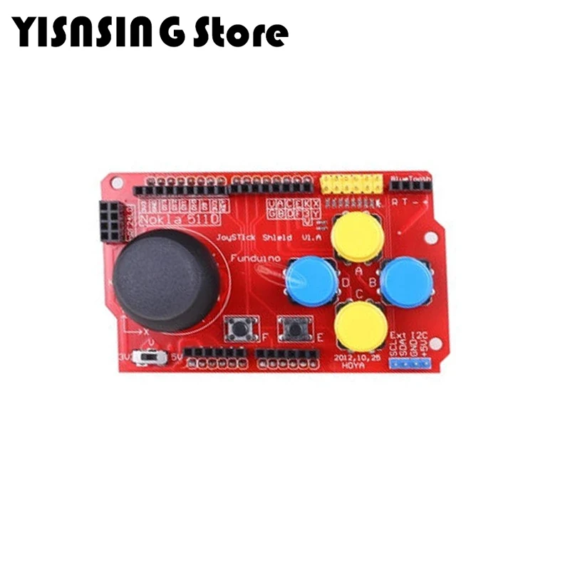 Щит джойстика для платы расширения arduino функция аналоговой клавиатуры и мыши