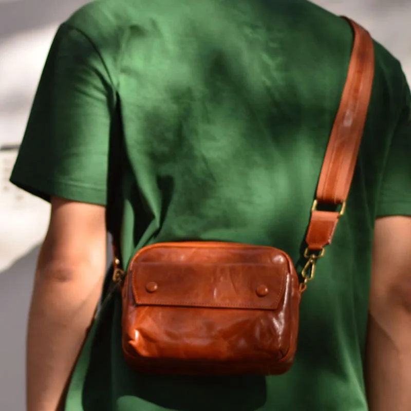 AETOO модная новая сумка через плечо Корейская версия модного бренда Мужская из