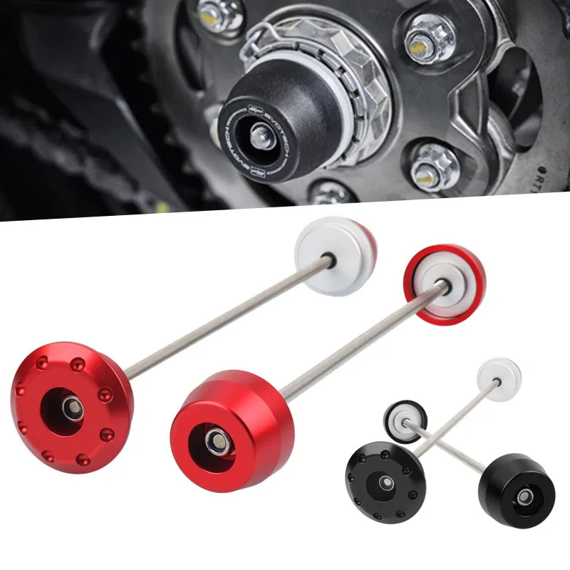 Motorcycle Front Rear Axle Fork Crash Sliders Wheel Protector For DUCATI Panigale 1199 1199S 1299 1299S V2 V4