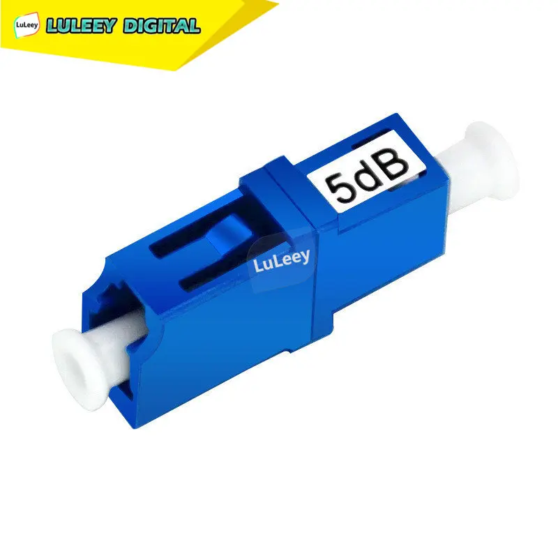

5 шт. LC UPC 5DB фланец аттенюатор LC адаптер одноконцевая муфта волоконный разъем