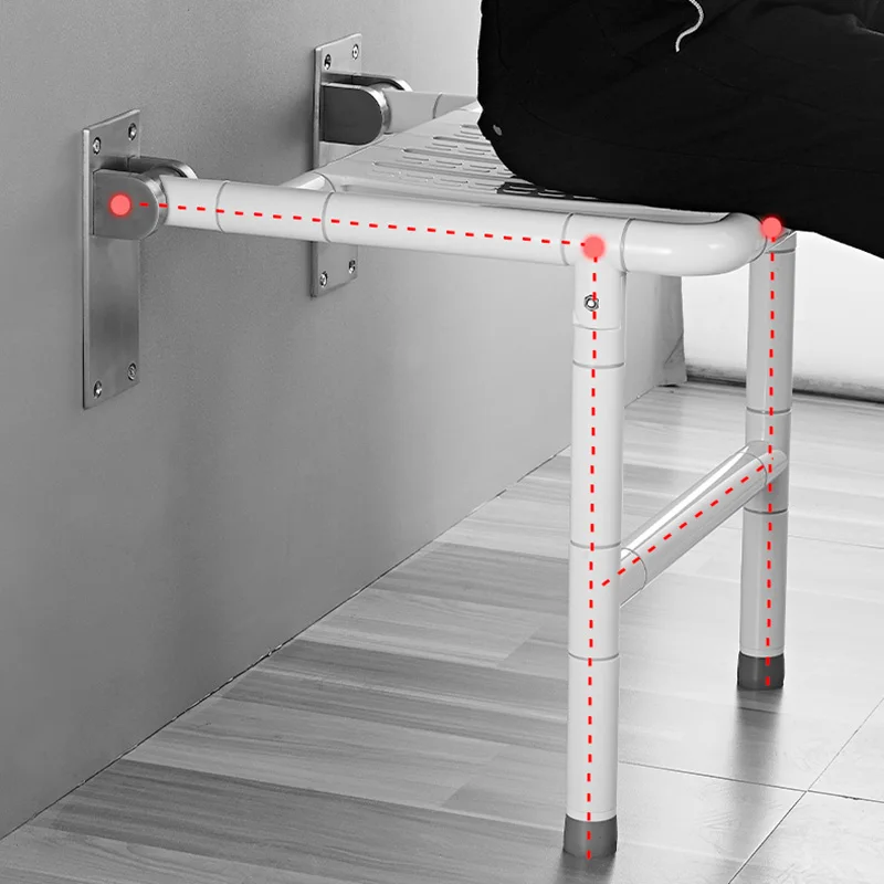 

Aluminum Anti Slip Handrail Modern Support Bar Hanging Elderly Assistance Handrail Safe Railing Pasamanos Toilet Accessories