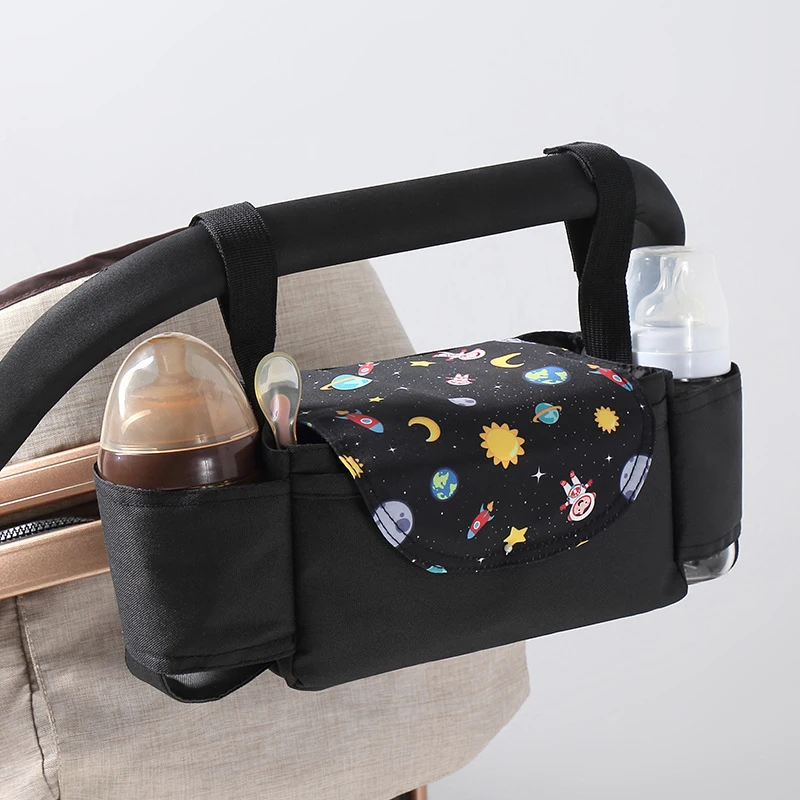 

Stroller Bag Pram Stroller Organizer Baby Stroller Accessories Multipurpose Bottle Cup Holder Caddy Storage Outdoor Mummy Bags