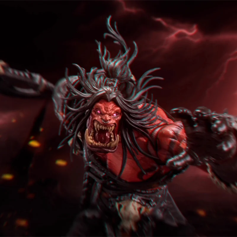 Фото В наличии: Фигурка-модель Tribe Warchief Gro Marsh Hellscream 1/10, коллекционная игрушка, подарок, украшение для рабочего стола №3