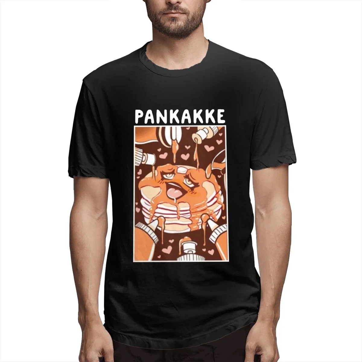 

Футболка Pankakke Otaku Ahegao Etchi Hentai Lewd Hentai мужская с японским аниме Винтажная футболка с коротким рукавом и круглым вырезом из 100% хлопка для лета