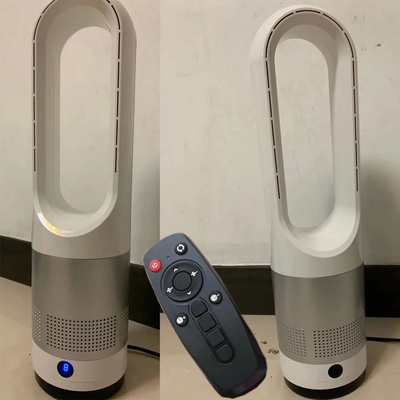 Беслопастной вентилятор 18 дюймов 8 скоростей дистанционное управление бесшумное