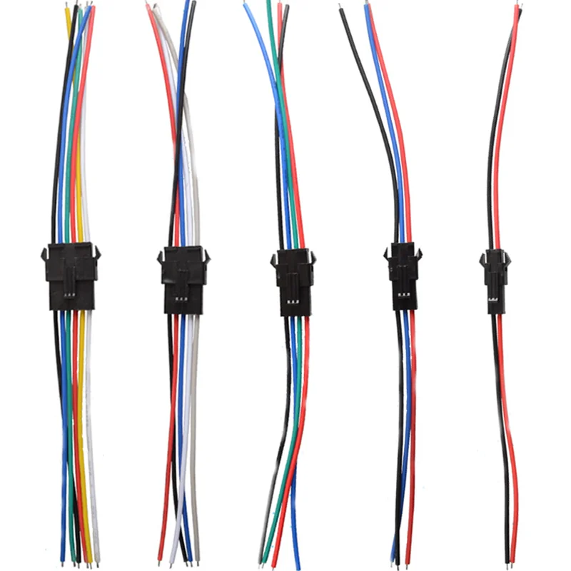 Штепсельная Вилка стандарта SM2P светодиодные разъемы Акция! 5 пар Long JST SM 2P 3P 4P 5P 6P |