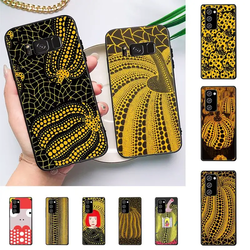 

RuiCaiCa Yayoi Kusama Pumpkin Phone Case For Samsung Galaxy Note 10Pro Note 20ultra cover for note20 note 10lite M30S Back Coque