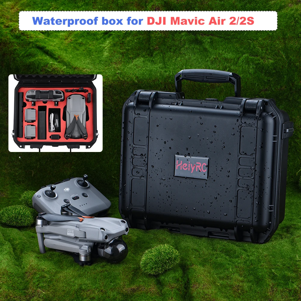 

Waterproof Box for DJI Mavic Air 2/Air 2S Explosion-proof Box Protective Hardshell Handbag Bag Travel Carrying Case Accessories