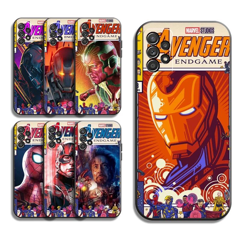 

Avengers Marvely Phone Cases For Samsung Galaxy A21S A31 A72 A52 A71 A51 5G A42 5G A20 A21 A22 4G A22 5G A20 A32 5G A11 Coque