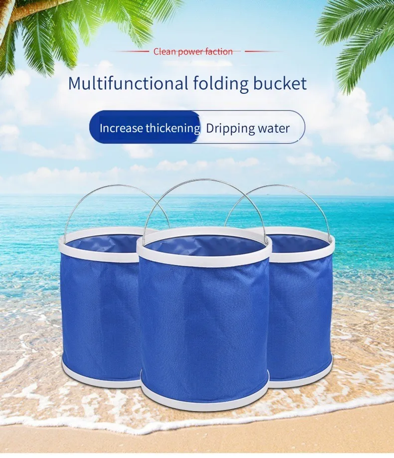 

Special folding bucket for car washing large car portable outdoor travel multifunctional Automobile bucket cleaning tool