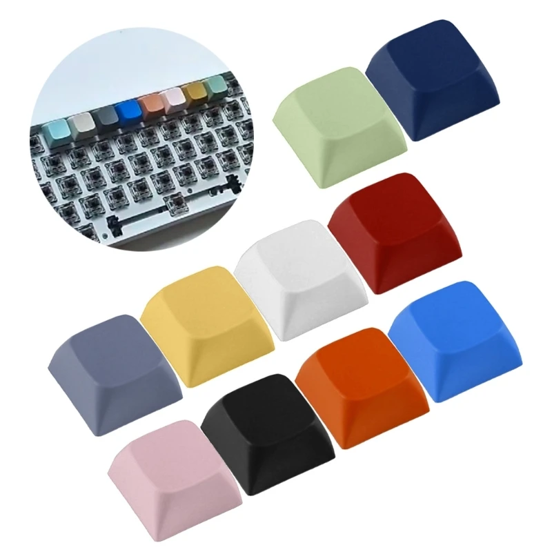 

10Pcs 1U XDA2 Keycaps Blank Multicolor Keycap for Customized Keyboard Drop Shipping
