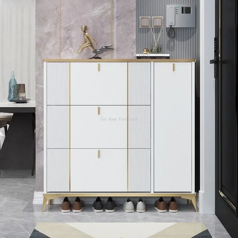 

Light Luxury Shoe Stands Wood Organizer Closet Home Large Capacity Shoes Storage Holder Shelfs Furniture organizador de zapatos