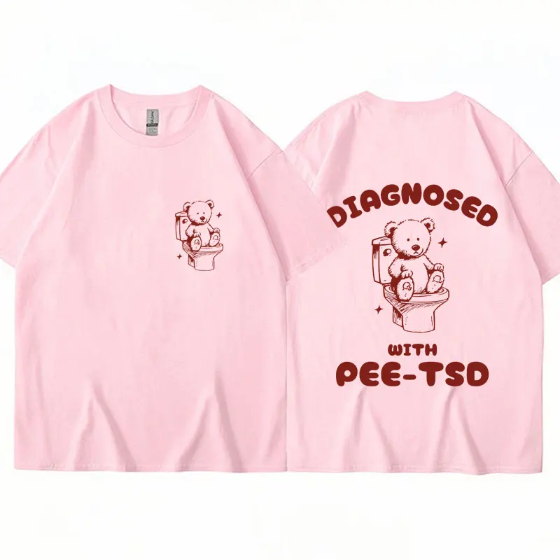 Женская футболка с диагностическим дизайном забавная Футболка принтом медведя