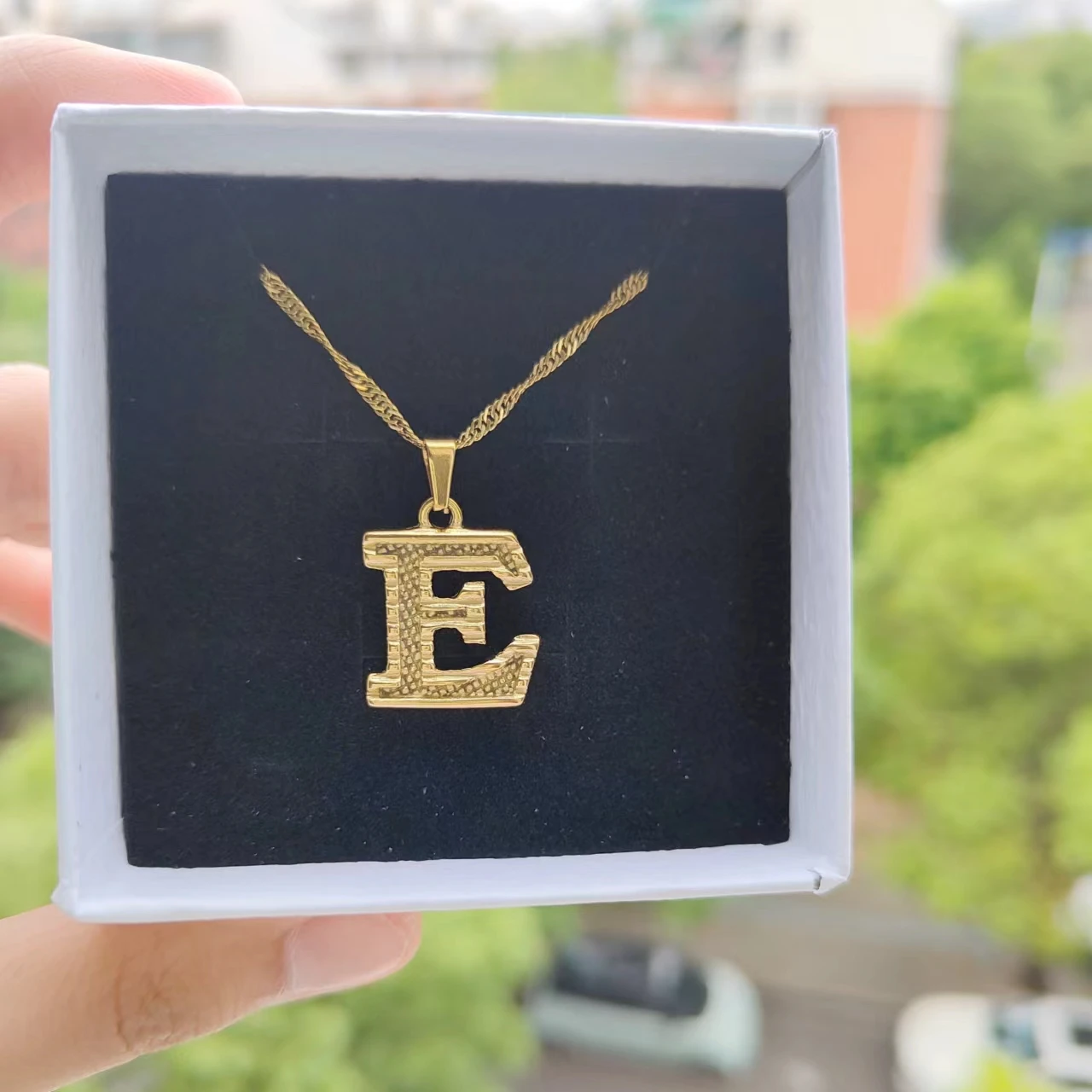 Ожерелье с надписью MIGALofe персонализированные подвески 24 буквами женское