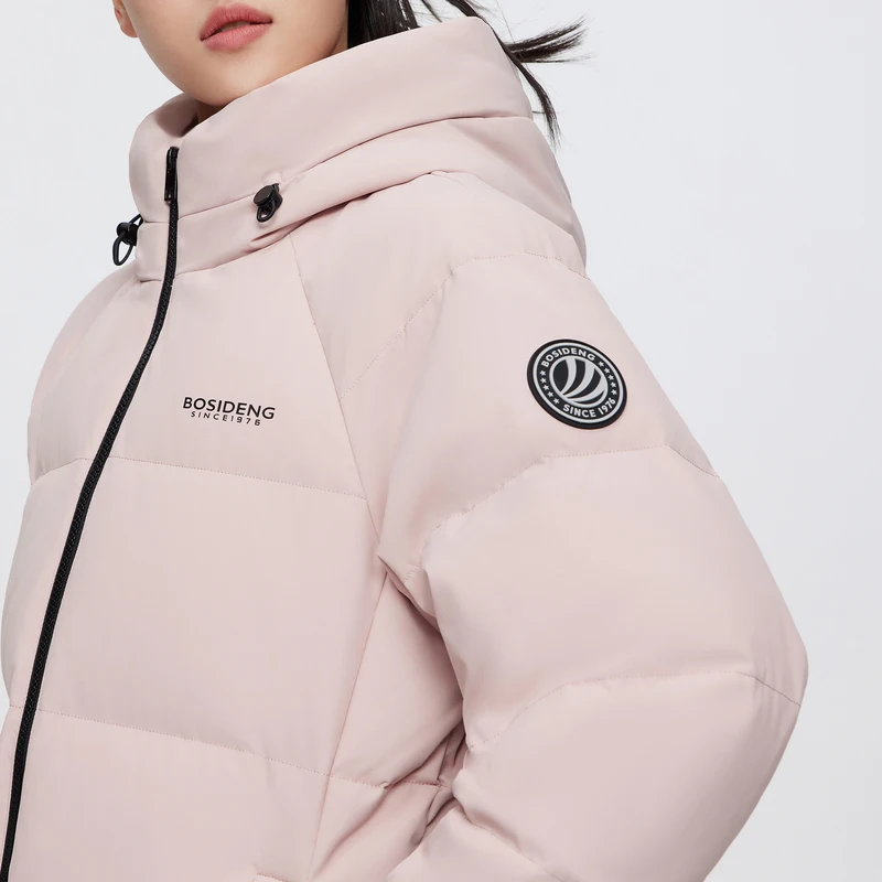 Женская зимняя пуховая куртка Bosideng с капюшоном