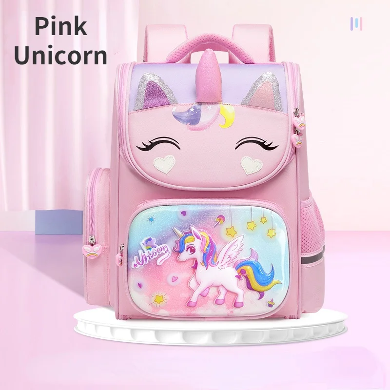 Girls Princess Unicorn Mermaid Cartoon Schoolbags New Sweet Children Lovely Waterproof Large Capacity Backpacks Hot