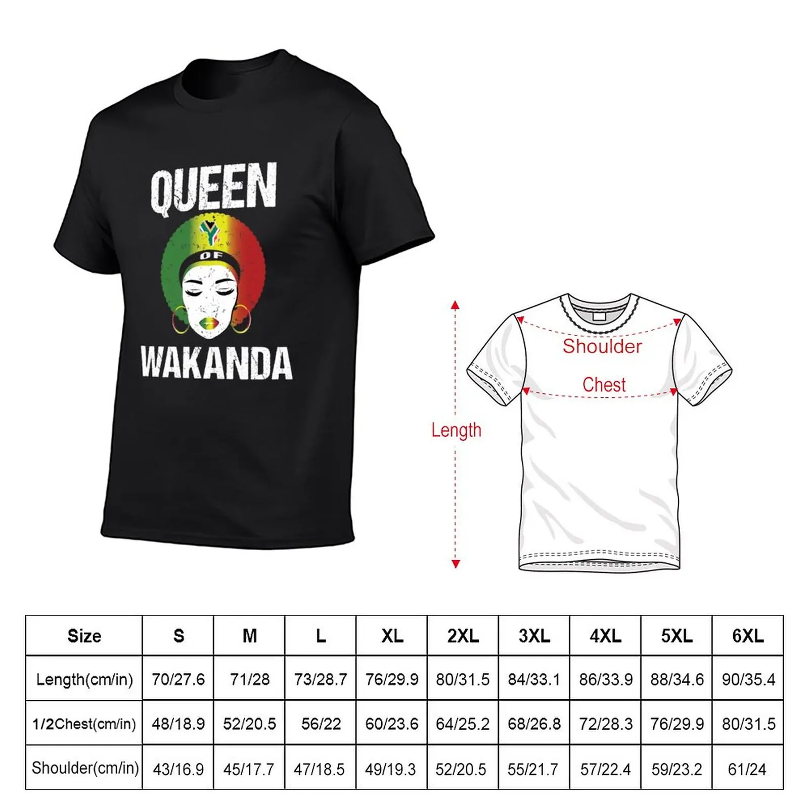 Женская футболка Queen Of Wakanda черная великолепная Эстетическая одежда мужская