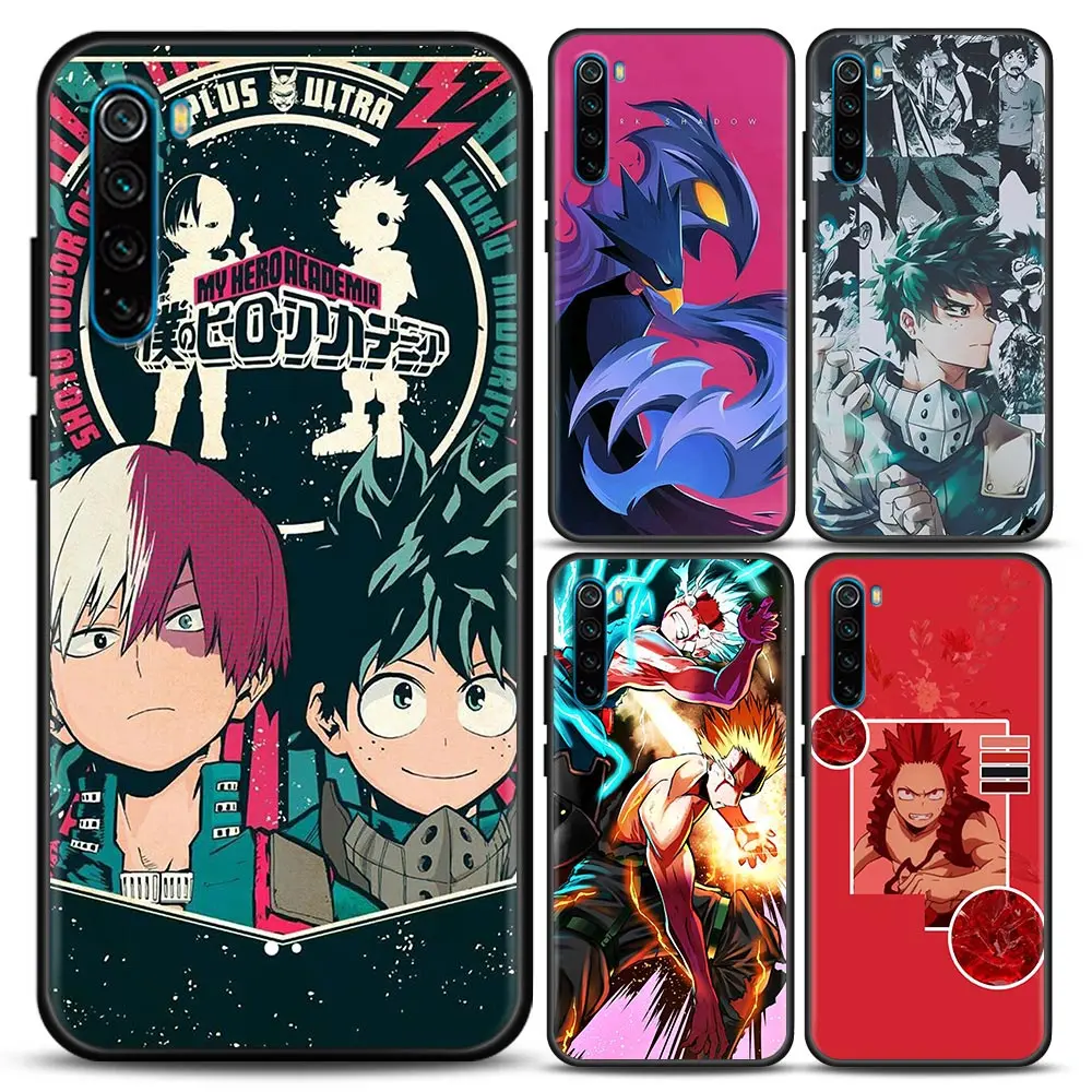 

Anime My Hero Academia Phone Case for Redmi 6 6A 7 7A Note 7 Note 8 A Pro 8T Note 9 S Pro 4G T Soft Silicone